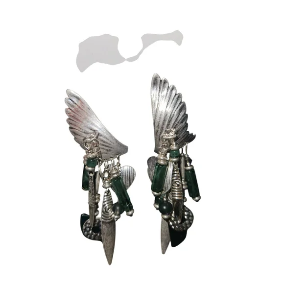 Free People Wing Earrings NWT - Picture 2 of 2